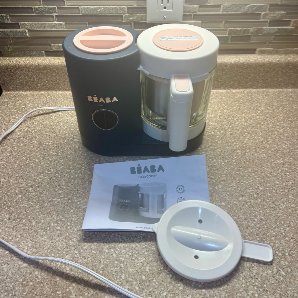 Gently Used Beaba Babycook Neo Baby Food Maker Processor - Midnight